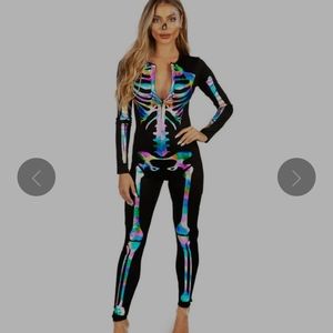 Skelton full bodysuit